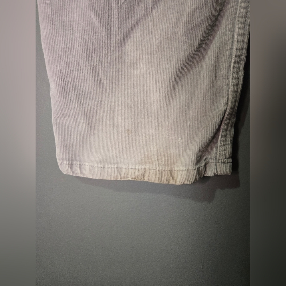 Patagonia Corduroy Pants Womens 32 (14) Gray Skinny Stretch Organic Cotton - Picture 9 of 12